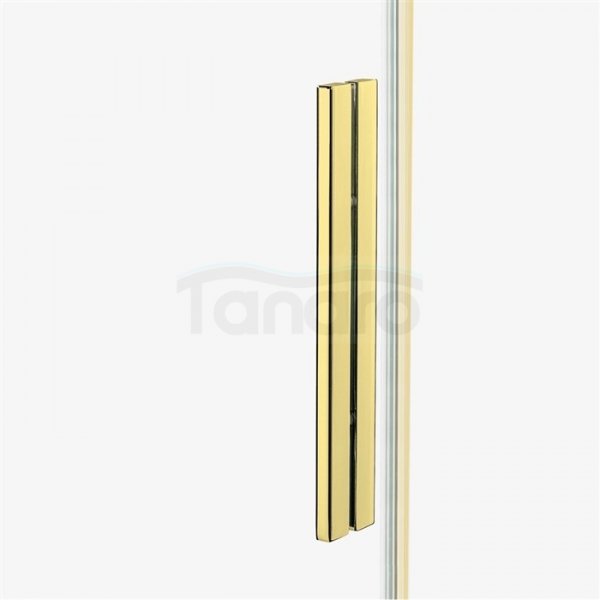 NEW TRENDY kabina prysznicowa narożna prostokątna Smart Light Gold złota 120x90 cm EXK-4239