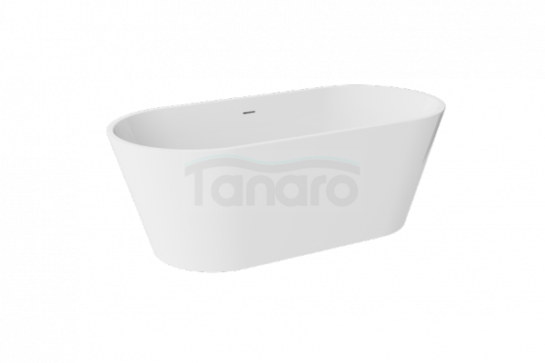 BESCO Wanna wolnostojąca Deeva 180x80 + syfon chrom #WWA-180-DCH
