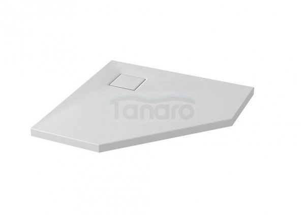 CERSANIT - Set B544: brodzik pięciokątny TAKO Slim 80x4 + syfon  S601-130