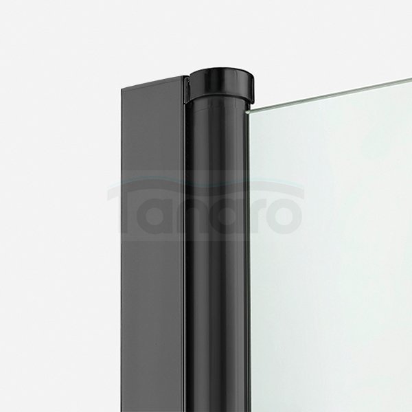 NEW TRENDY Kabina prysznicowa składana NEW SOLEO BLACK 100x80x195 