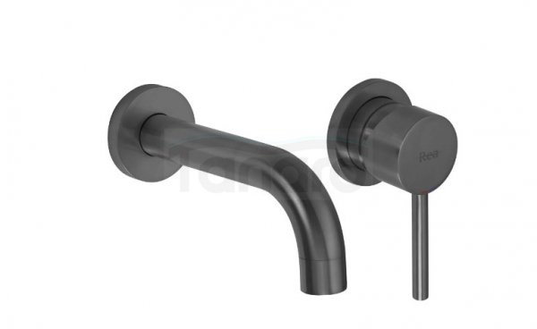 REA - Bateria umywalkowa podtynkowa LUNGO Tytan + BOX