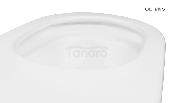 OLTENS Zestaw Oltens Hamnes Kort miska WC wisząca PureRim z deską wolnoopadającą biały 42020000