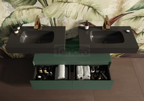 ELITA UMYWALKA DIMPLE 100 ŚCIENNA, MARMUR BLACK MATT 168863/RE041000027160