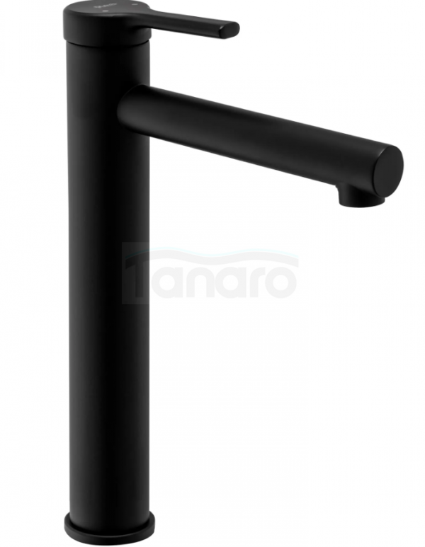 REA - Bateria Umywalkowa PIXEL CZARNA / BLACK Wysoka