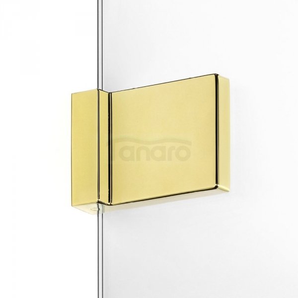 NEW TRENDY Kabina prysznicowa podwójne drzwi uchylne AVEXA GOLD SHINE Linia Platinium 120x110x200 EXK-1868