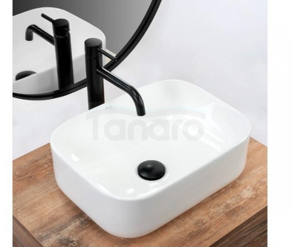 REA - Umywalka nablatowa DEMI Mini White