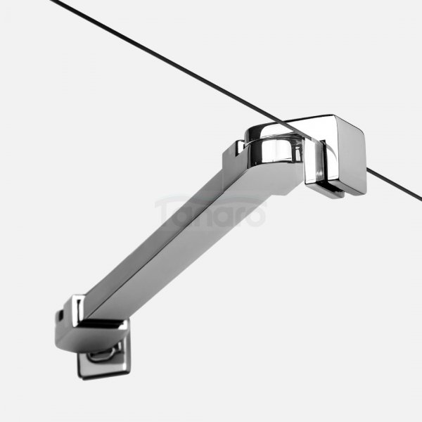 NEW TRENDY DRZWI WNĘKOWE NESTA CHROME, DRZWI POJEDYNCZE 90x200 1L D-0848A