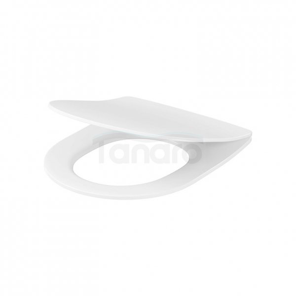 CERSANIT SET C822: MISKA ZAWIESZANA ZEN PRO OVAL CERSANIT VORTEX Z DESKĄ DUROPLASTOWĄ MOONWAY SPOT SLIM Z PODŚWIETLENIEM LED S4006-005