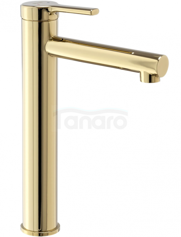 REA - Bateria Umywalkowa PIXEL ZŁOTA / GOLD Wysoka