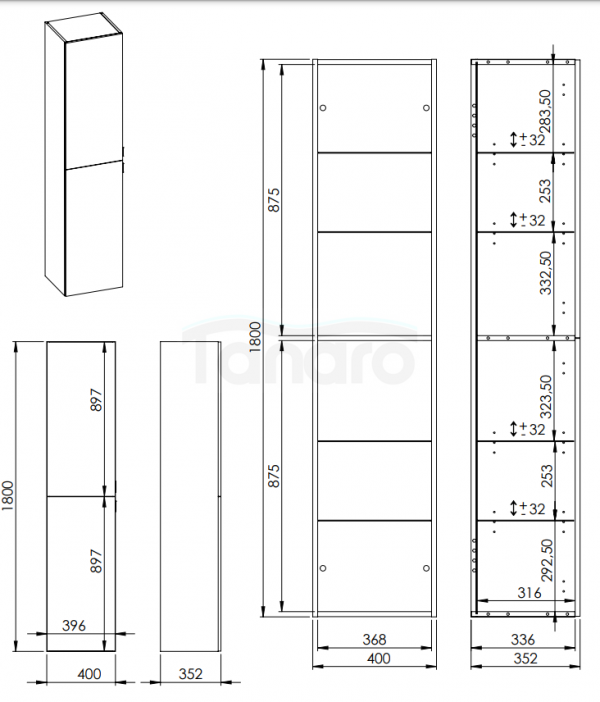 ELITA SŁUPEK FOR ALL 40 2D STONE MATT PDW 168317/RE030400167040