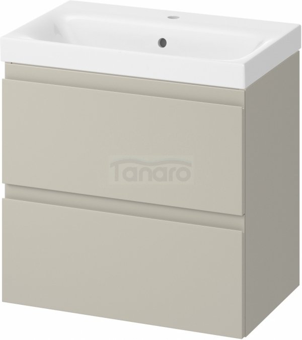 CERSANIT - Set C471 - Szafka łazienkowa z umywalką MODUO SLIM 60 cm kolor Kaszmir  S801-594