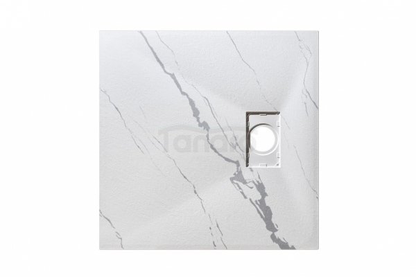 BESCO Brodzik kwadratowy Vexo Marble 90x90 VM-90-90-K
