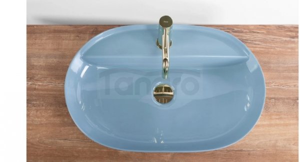 REA - Umywalka AURA 61 L.Blue Shiny