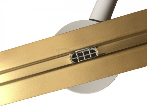 AQUALine Odpływ liniowy podłogowy złoty/gold SUPER SLIM INVISIBLE 70cm RSP01GL700 NOWOŚĆ
