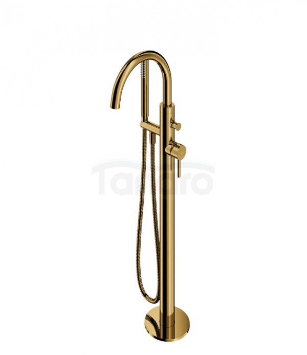 OMNIRES bateria wannowa wolnostojąca 96cm  złoty połysk Y1233-SGL