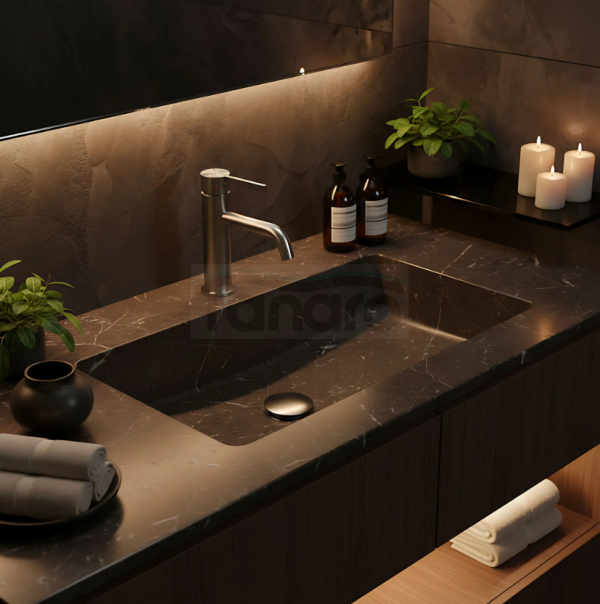 REA Bateria Umywalkowa Rea Foster nikiel szczotkowany niska