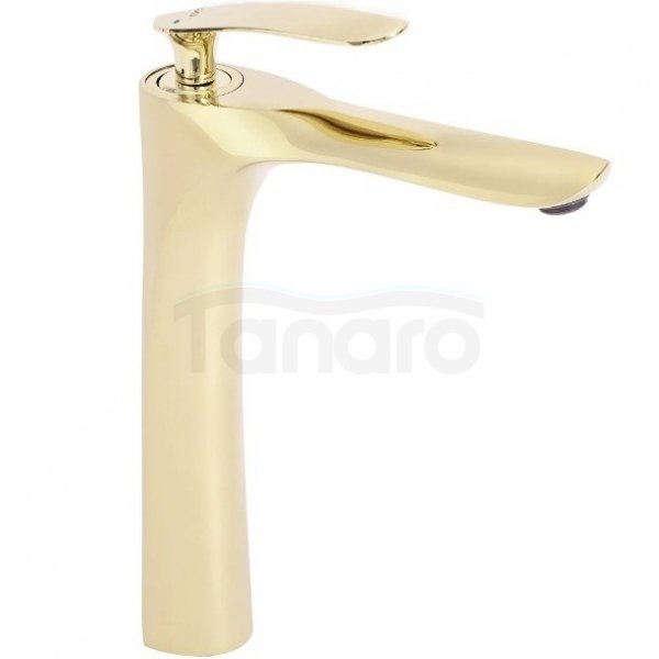 REA - Bateria umywalkowa ORBIT Gold / Złota Wysoka