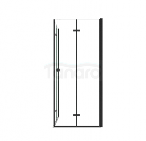 BESCO Kabina kwadratowa składana Exo-H 90 Black KEHB-90-195