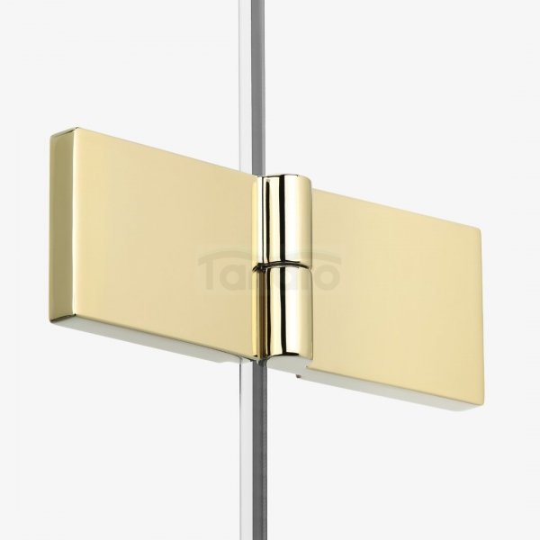 NEW TRENDY Drzwi wnękowe NESTA LIGHT GOLD 1D L 80x200 czyste 6mm Active Shield 2.0 D-0907A