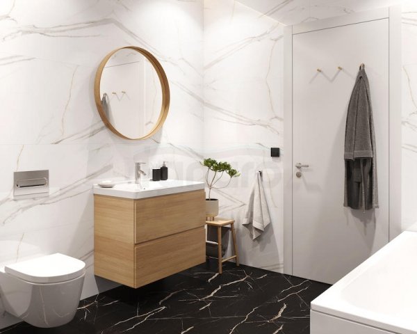 VILO - Panele podłogowe SPC Calacatta Black 60x60 5mm AC5 