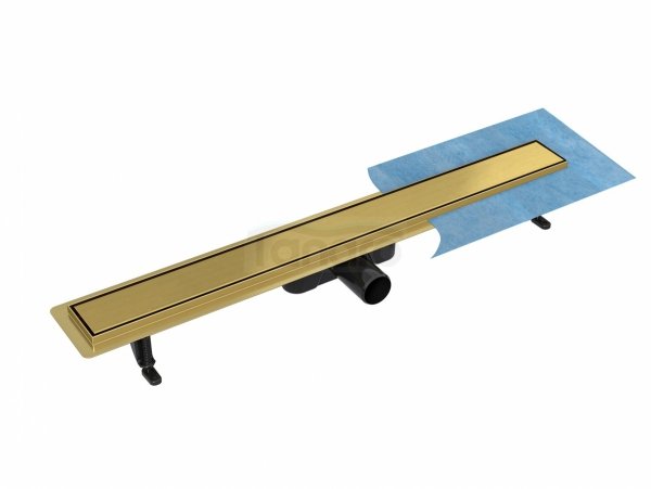 BESCO Odpływ liniowy Virgo Gold Duo 90cm OL-90-VG