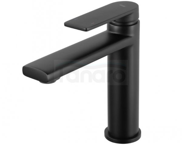 REA - Bateria umywalkowa VERSO Czarna Niska