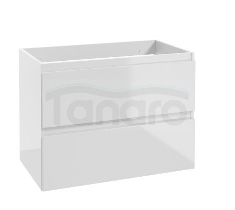 AQUAFORM - szafka podumywalkowa / podblatowa 2S 80 OTTIMA biały połysk  AQ.401-1108011