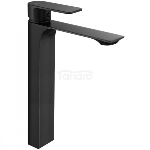 REA - Bateria umywalkowa URBAN Black/Czarna  wysoka