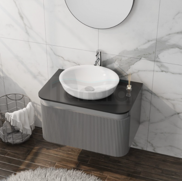 LAVITA Szafka wisząca z blatem Vermont Grey 800