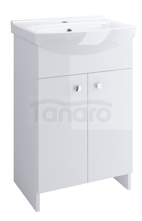 MITO - Zestaw (szafka 60 + umywalka) SATI CERSANIA biała S567-006-DSM