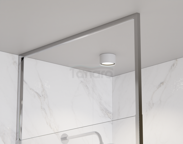 BESCO Ścianka walk-in Icon Chrom 100x200 z regulowanym profilem ICH-100-200C