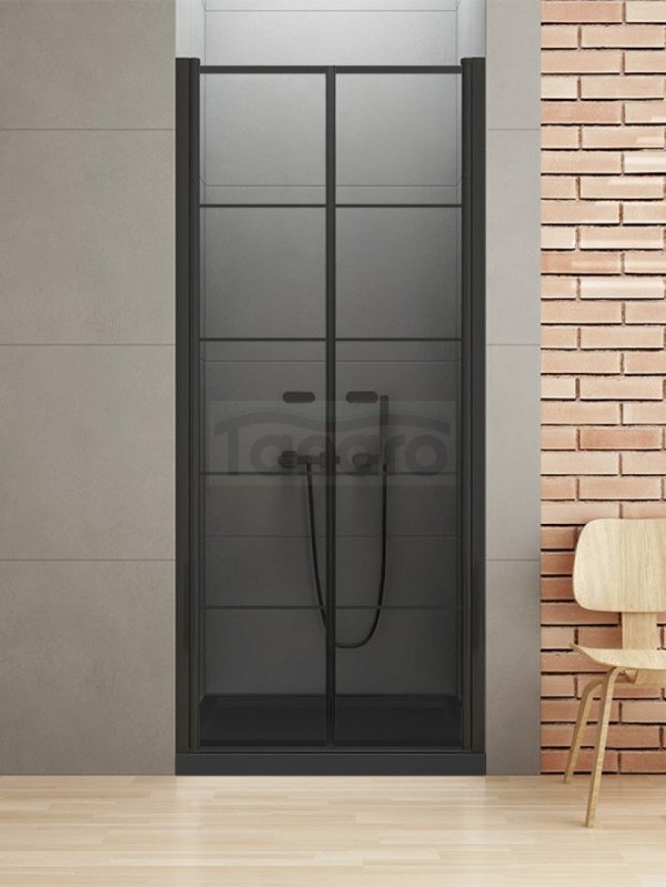 NEW TRENDY - Drzwi wnękowe New Soleo BLACK 100x195   D-0282A