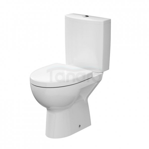 CERSANIT - Wc kompakt PARVA 020 z deską duroplastową, antybakteryjną, wolnoopadającą z funkcją łatwego wypinania  K27-004