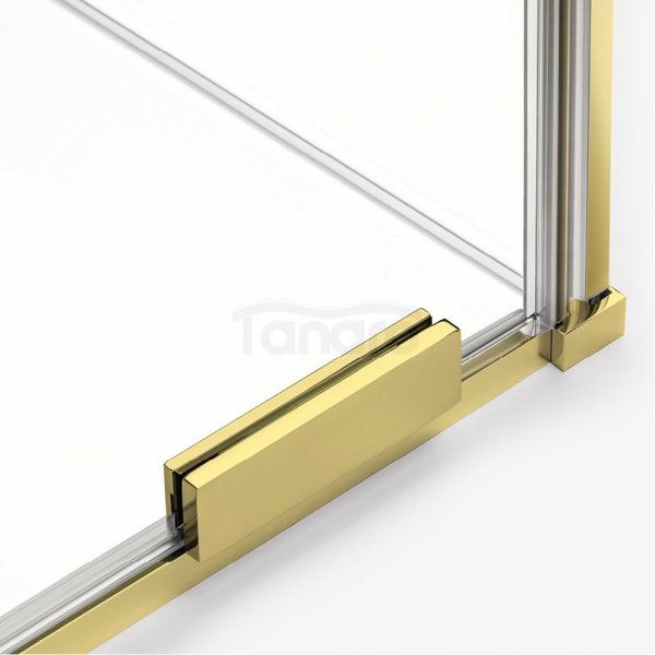 NEW TRENDY Drzwi prysznicowe przesuwne 180x200 SMART LIGHT GOLD EXK-4227