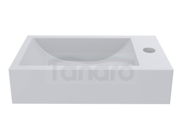 MIRAGGIO Umywalka FARO 40,8x22x7cm biała matowa 0001082