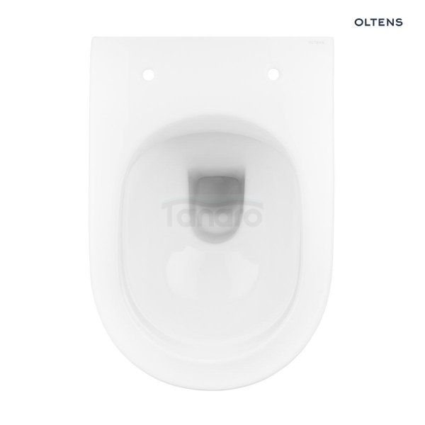 OLTENS Zestaw Oltens Hamnes Kort miska WC wisząca PureRim z deską wolnoopadającą biały 42020000