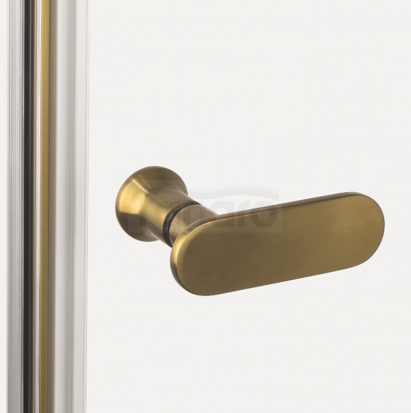 NEW TRENDY Drzwi wnękowe New Soleo Gold Brushed, wahadłowe, pojedyncze  80x195 D-0740A