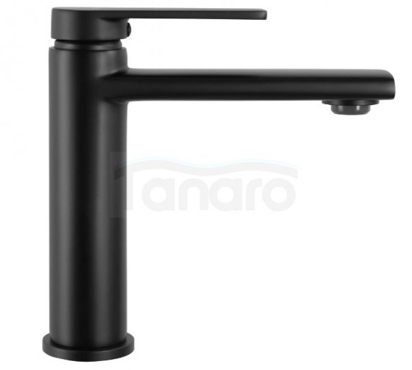 REA - Bateria umywalkowa VERSO Czarna Niska