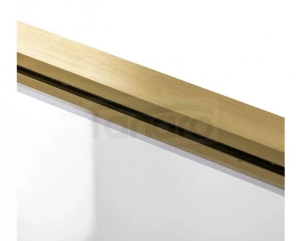 REA - Kabina Prysznicowa DIAMOND 90x90 Złota Szczotkowana