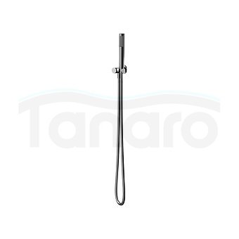 CERSANIT - Zestaw natryskowy z przyłączem kątowym ZEN by Cersanit czarny gun metal  S951-781