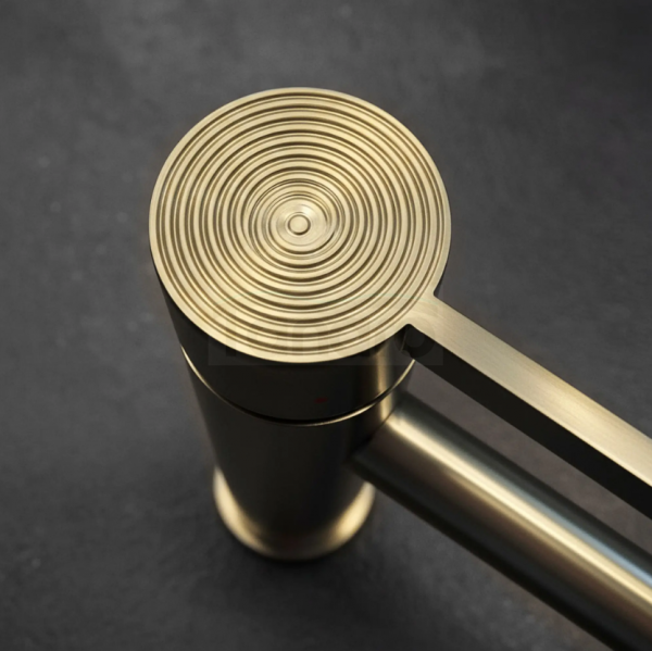 REA Bateria umywalkowa Rea Foster Złoty Szczotkowany Wysoka