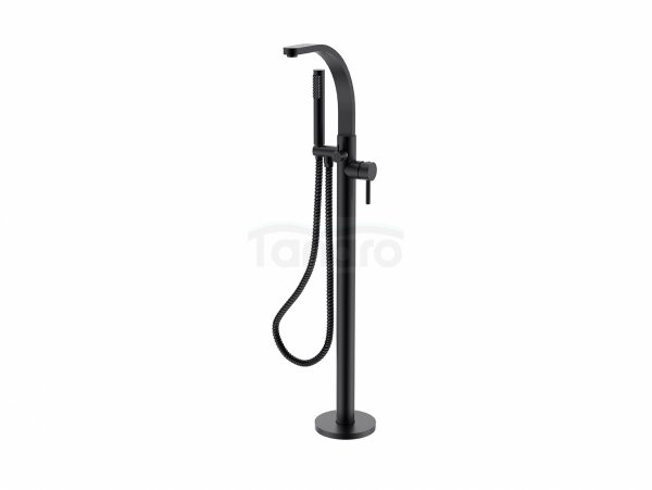 BESCO Bateria wannowa wolnostojąca Decco III czarny matt BW-DIII-CZ