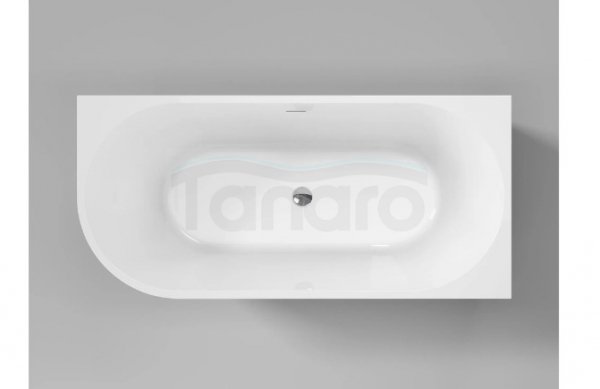 REA - Wanna Akrylowa Narożna BELLANTO PRAWA 170cm