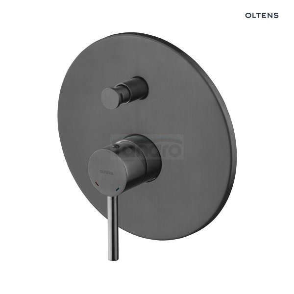 Oltens  Zestaw Molle bateria podtynkowa z deszczownicą 30 cm Vindel i kompletem prysznicowym Ume grafit 36600400