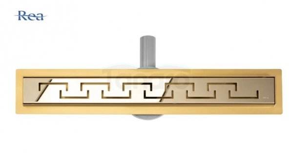 REA - Odpływ liniowy GREEK Gold/Złoty  60