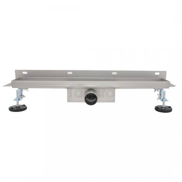 AQUALINE Odpływ liniowy przyścienny 2w1 ze stałym syfonem 120cm LS041200