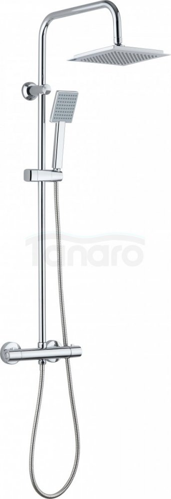DEANTE Deszczownia z baterią termostatyczną zestaw prysznicowy Joko square NBJ_051T
