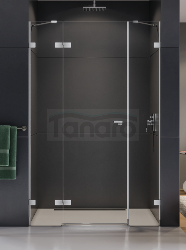 NEW TRENDY Drzwi wnękowe Eventa 130x200, pojedyncze z dodatkową ścianką EXK-4462/EXK-4463