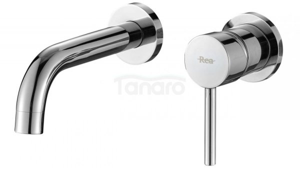 REA - Bateria umywalkowa podtynkowa LUNGO CHROME