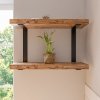 Podwójny wspornik Półki loft pod Półkę 15 cm Wieszak Uchwyt 40MM